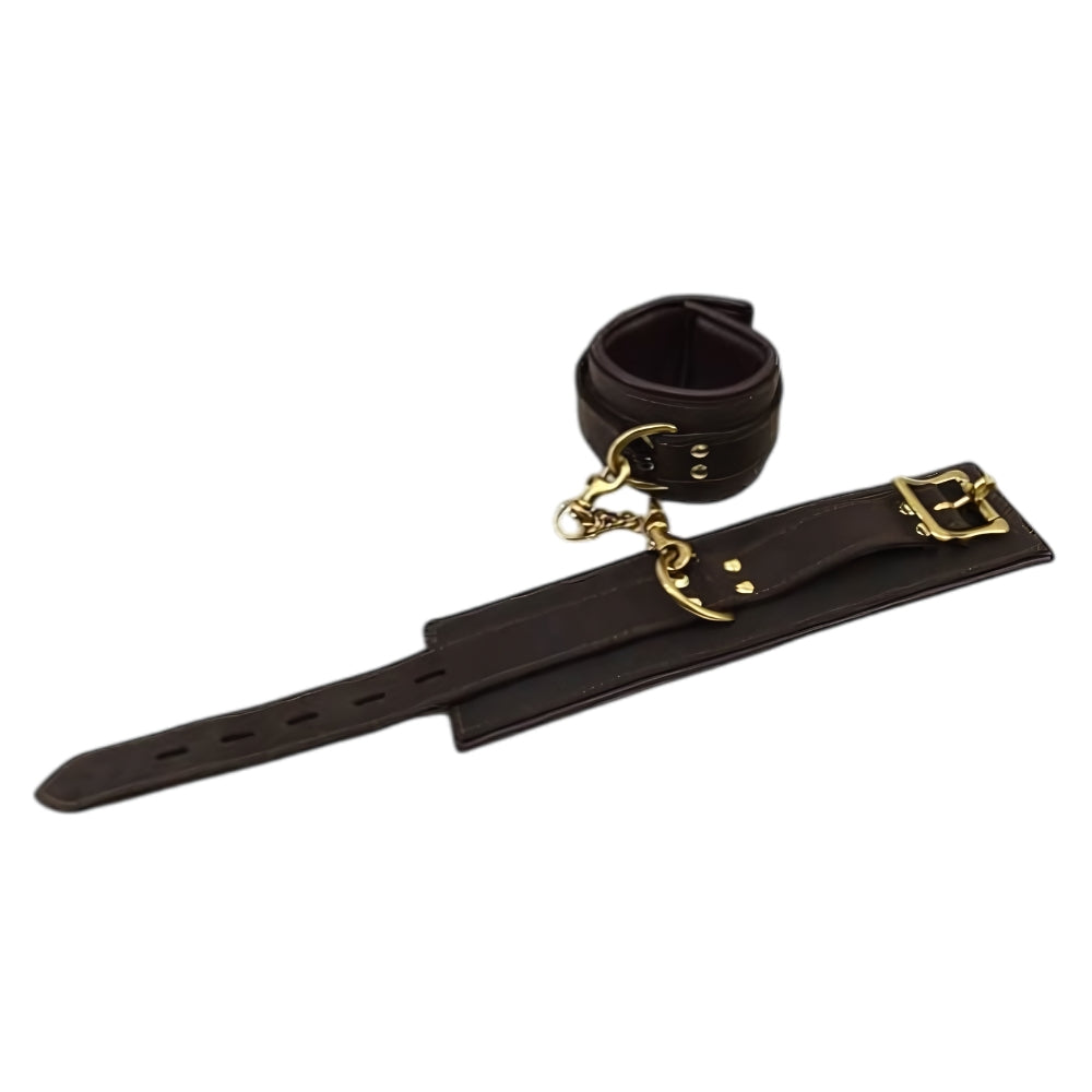 BOUND Nubuck Leather Wrist Restraints – Adjustable Soft Leather Bondage Restraints