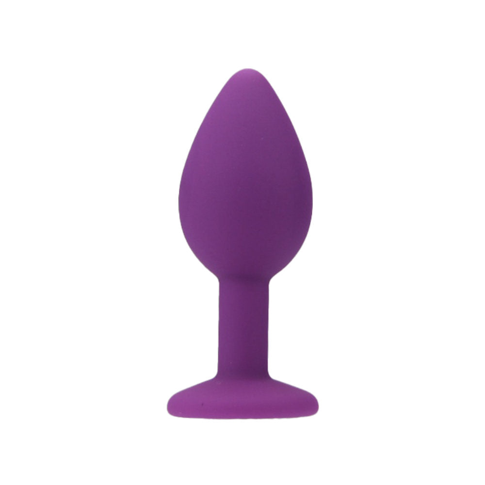 Loving Joy Jewelled Silicone Butt Plug Small