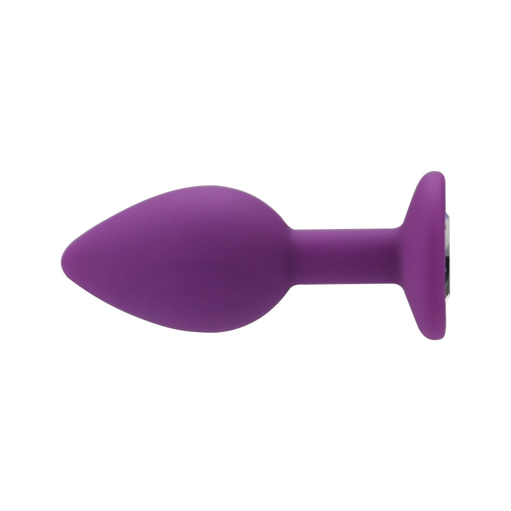 Loving Joy Jewelled Silicone Butt Plug Small