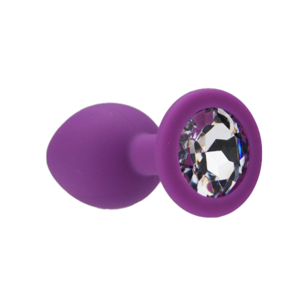 Loving Joy Jewelled Silicone Butt Plug Small