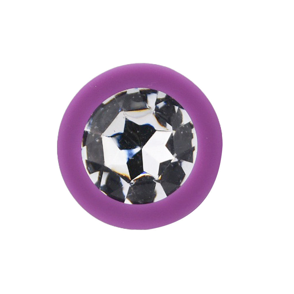 Loving Joy Jewelled Silicone Butt Plug Small