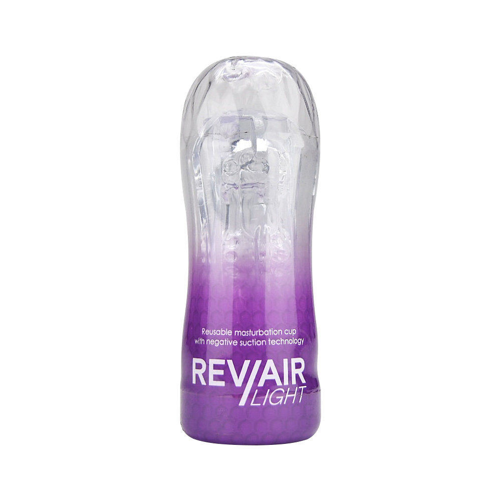 Rev-Air Light Reusable (See-Through) Masturbation Cup