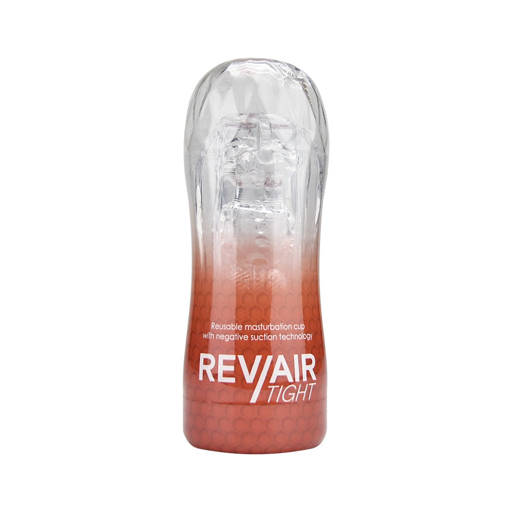 Rev-Air Tight Reusable Masturbation Cup – Transparent Stroker Sleeve
