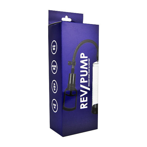 Rev-Pump Trigger Penis Pump 8.5 Inches – Quick-Release 8.5 Inches Length 2.4 Inches Diameter