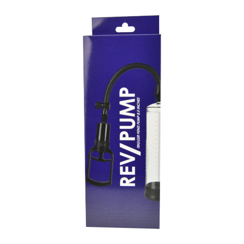 Rev-Pump Trigger Penis Pump 8.5 Inches – Quick-Release 8.5 Inches Length 2.4 Inches Diameter