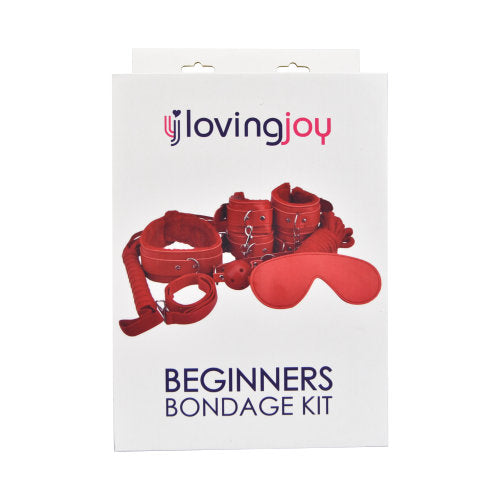 Loving Joy Beginner's Bondage Kit (Red) – 8 Piece Bondage Kit