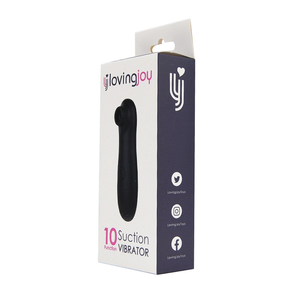 Loving Joy Clitoral Suction Vibrator – 10 Function Travel Vibrator