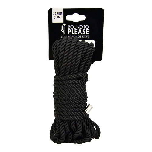 Bound to Please Silky Bondage Rope 10 Meter Black – Silky Strong Bondage Rope