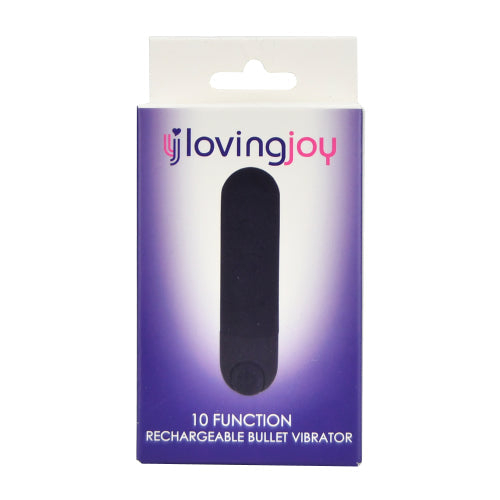 Loving Joy 10 Function Rechargeable Bullet Vibrator – USB Rechargeable