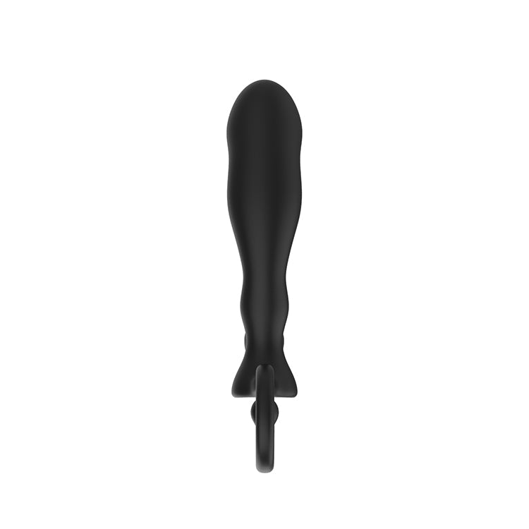 Rev-Pro Classic (Black) – Ergonomic 11cm Prostate Massager with Rippled Design