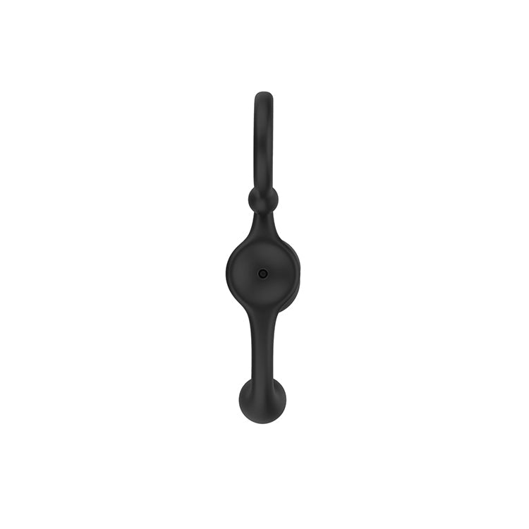 Rev-Pro Classic (Black) – Ergonomic 11cm Prostate Massager with Rippled Design