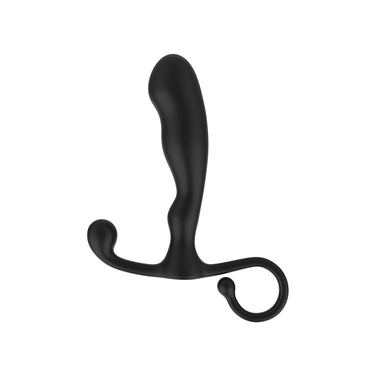 Rev-Pro Classic (Black) – Ergonomic 11cm Prostate Massager with Rippled Design