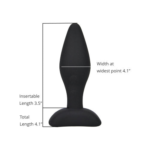 Loving Joy Silicone Anal Plug Medium – Silicone Butt Plug Insertable Length 9 cm Diameter 3.3 cm