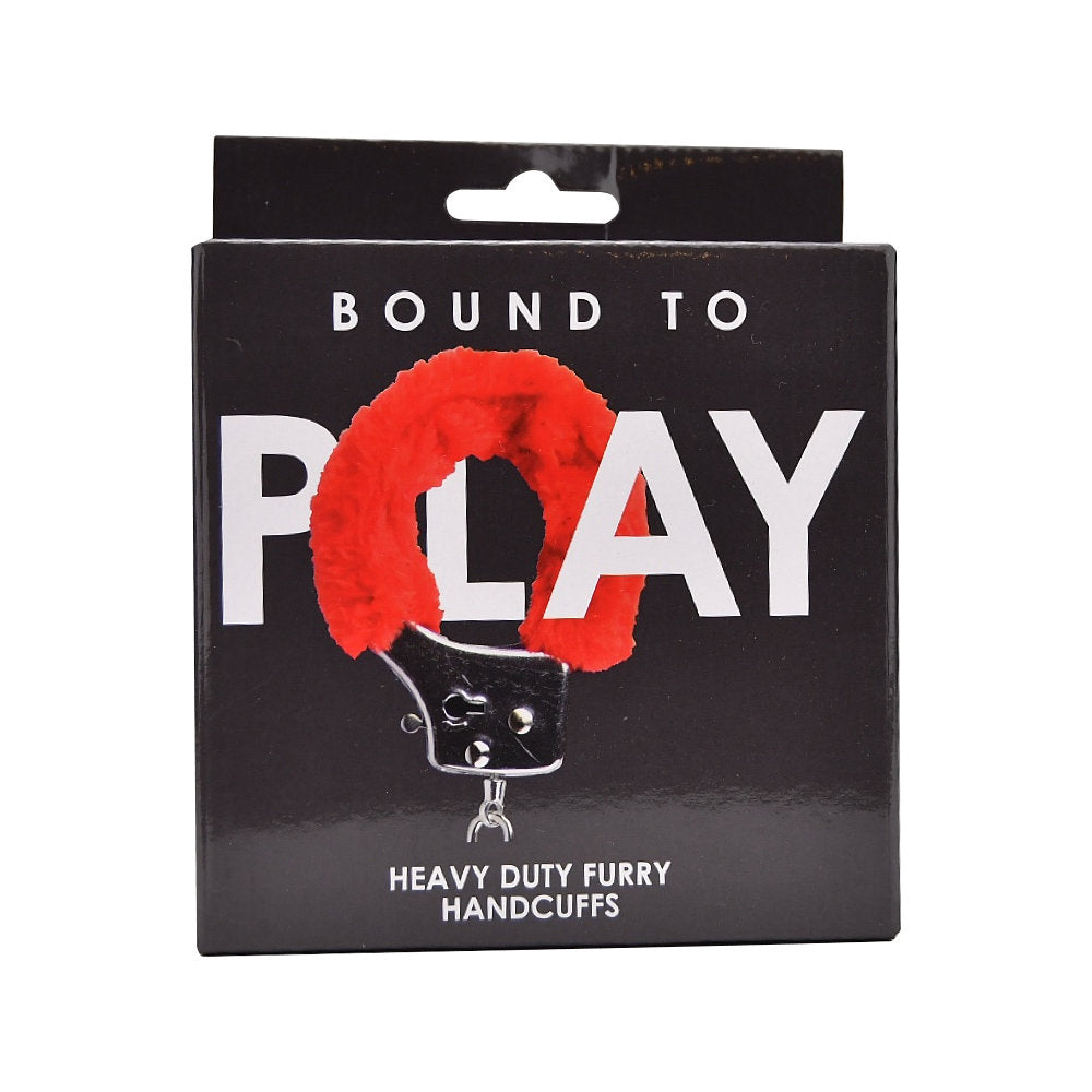 Bound To Play Heavy Duty Furry Handcuffs – Adjustable Handcuffs