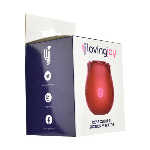 Loving Joy Rose Toy – Waterproof USB Rechargeable Clitoral Suction Vibrator