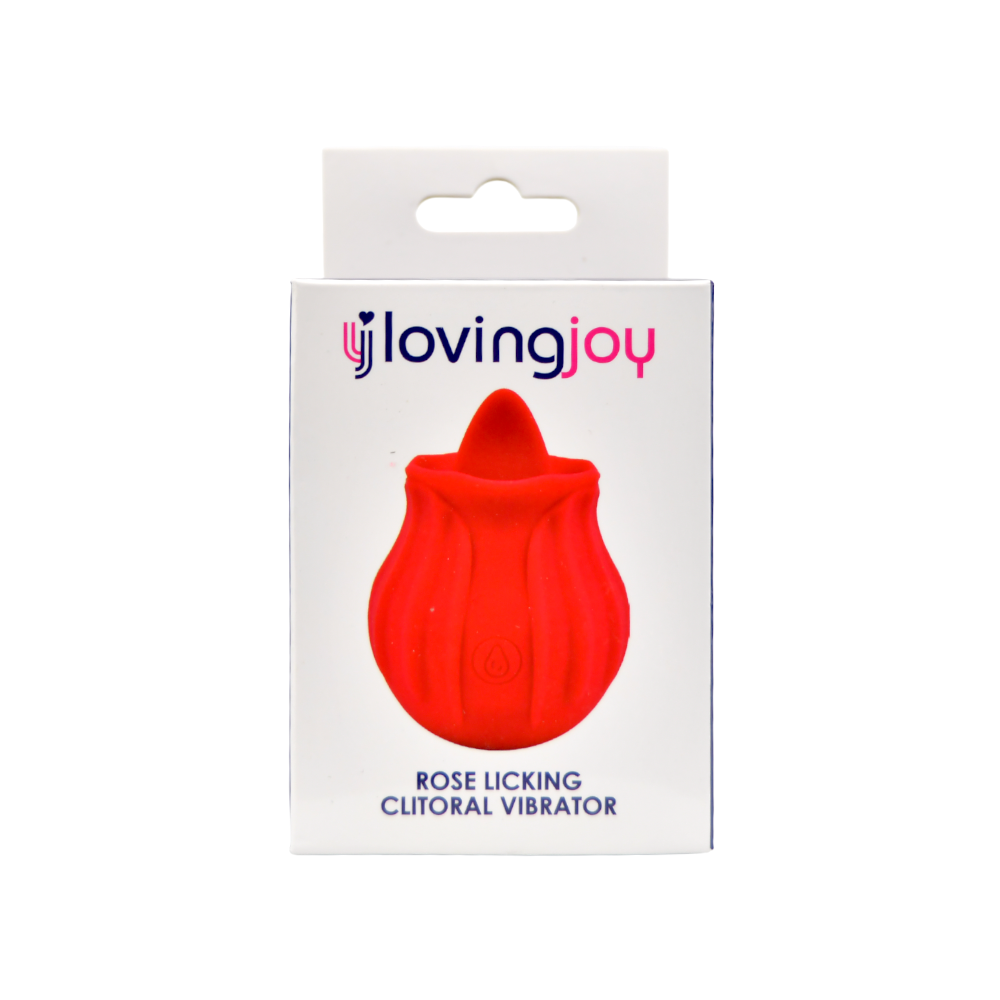 Loving Joy Rose Licking Clitoral Vibrator – Waterproof USB Rechargeable Vibrator