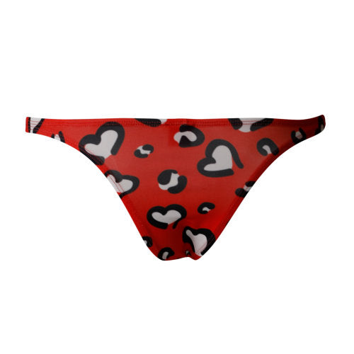 Cut 4 Men Brazilian Brief Hearts Red XL