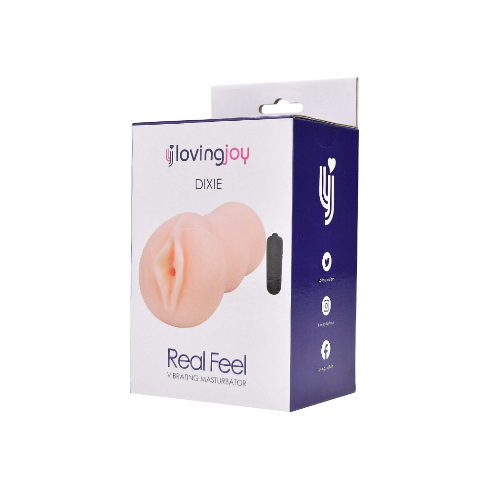 Loving Joy Dixie – Realistic Vibrating Male Masturbator 6.25 Inches
