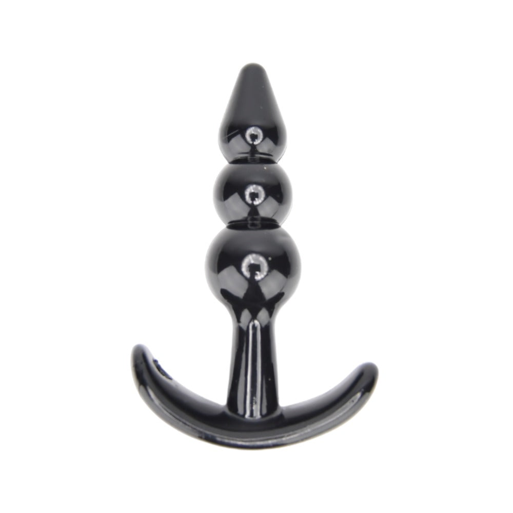 Loving Joy Butt Plug Training Kit (Black) – Beginner Size Variety Butt Plug Set