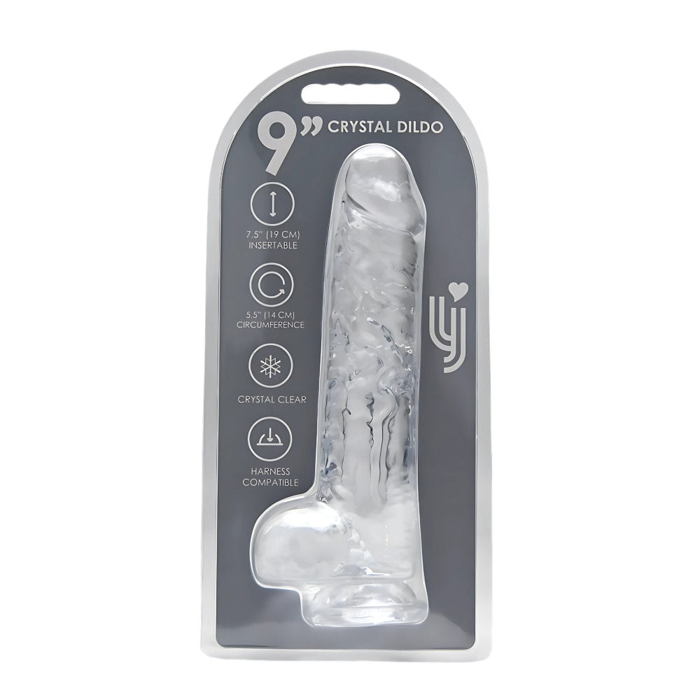 Loving Joy 9 Inch Dildo with Balls – Realistic Suction Cup Dildo
