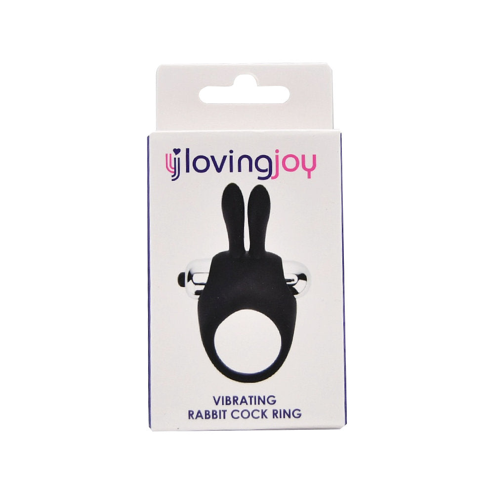 Loving Joy Silicone Vibrating Rabbit Cock Ring – Silicone Vibrating Cock Ring