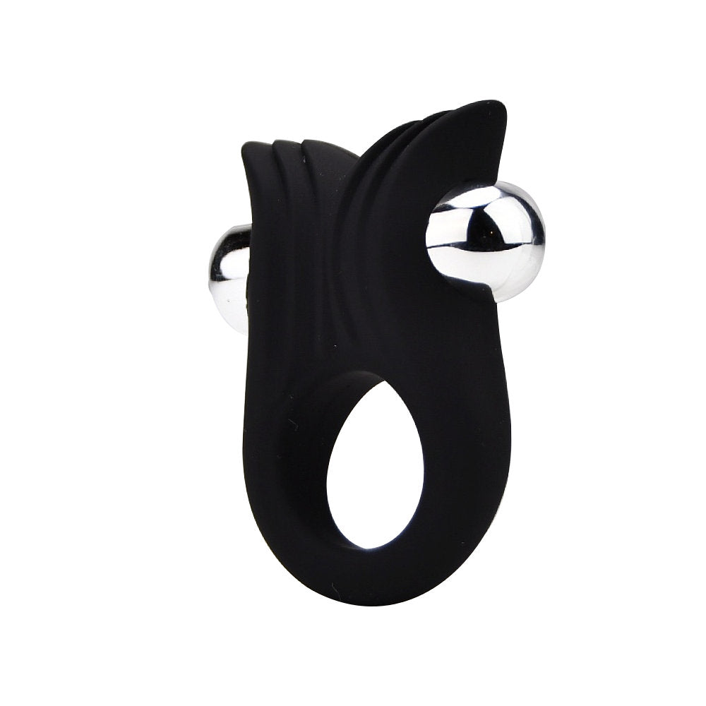 Loving Joy Silicone Vibrating Textured Cock Ring (72 x 45 mm) – Vibrating Silicone Cock Ring