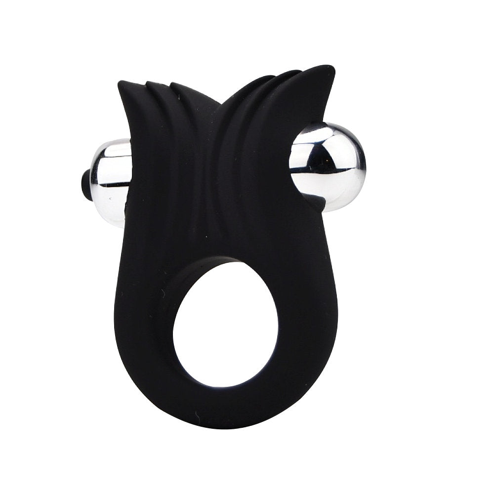 Loving Joy Silicone Vibrating Textured Cock Ring (72 x 45 mm) – Vibrating Silicone Cock Ring