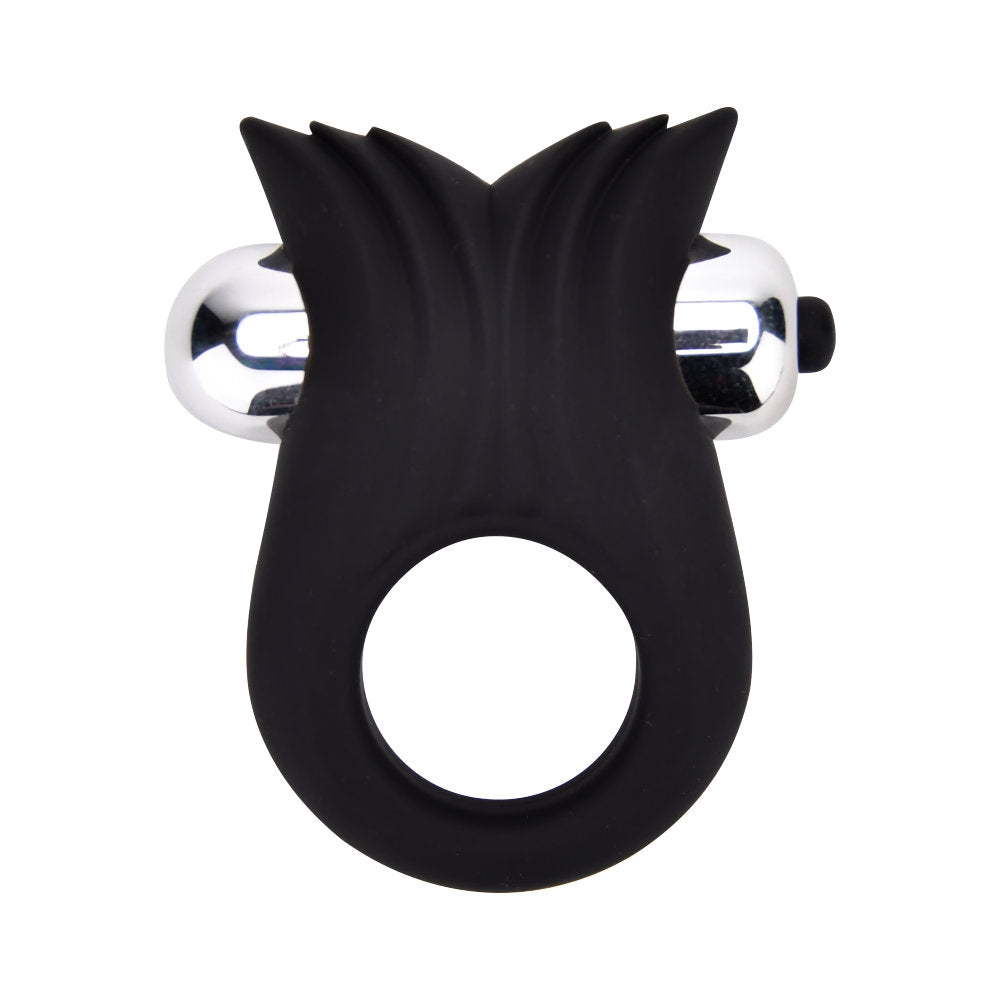 Loving Joy Silicone Vibrating Textured Cock Ring (72 x 45 mm) – Vibrating Silicone Cock Ring