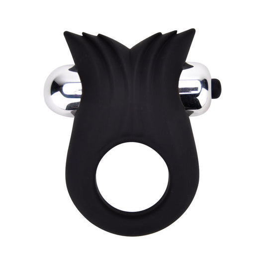 Loving Joy Silicone Vibrating Textured Cock Ring (72 x 45 mm) – Vibrating Silicone Cock Ring > Cock Ring > Vibrating