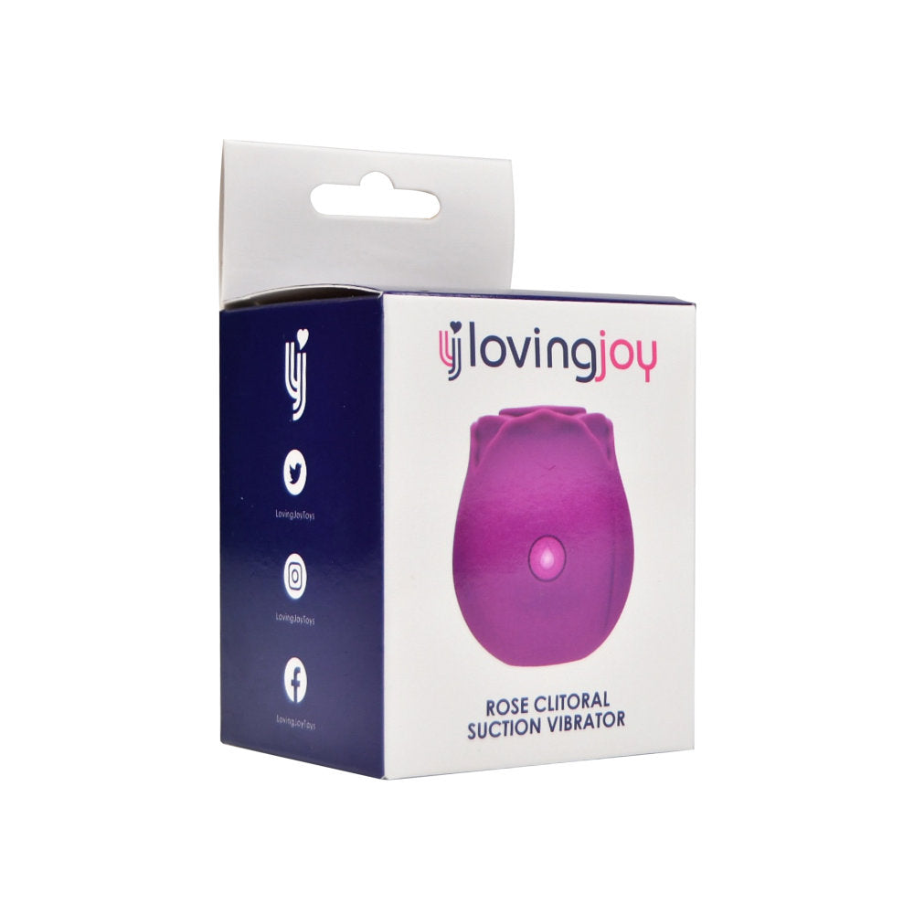 Loving Joy Rose Toy – Waterproof USB Rechargeable Clitoral Suction Vibrator