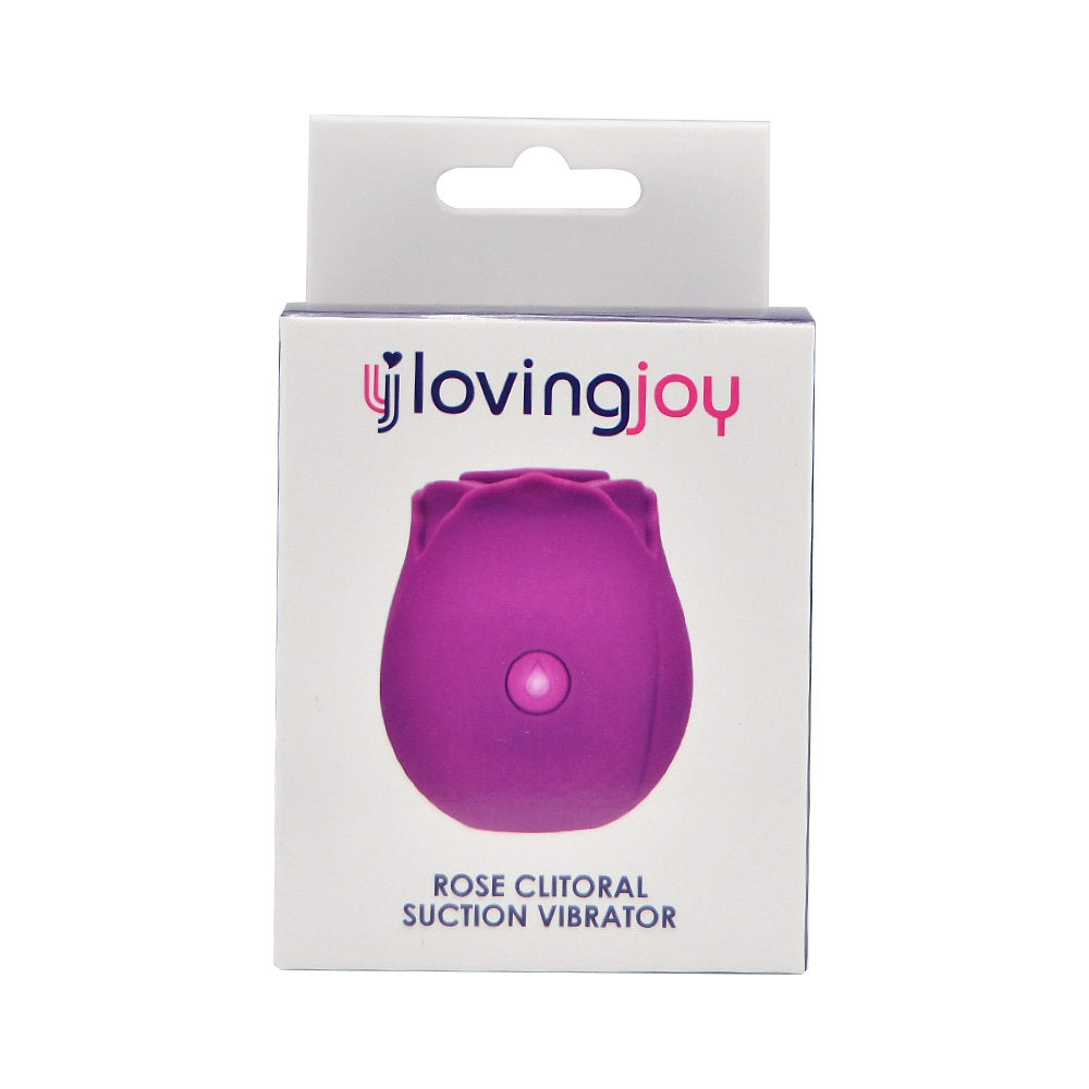 Loving Joy Rose Toy – Waterproof USB Rechargeable Clitoral Suction Vibrator