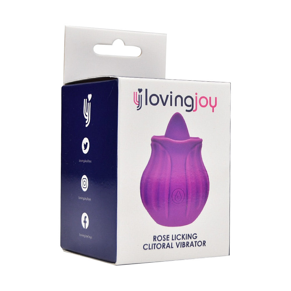 Loving Joy Rose Licking – Waterproof USB Rechargeable Clitoral Vibrator