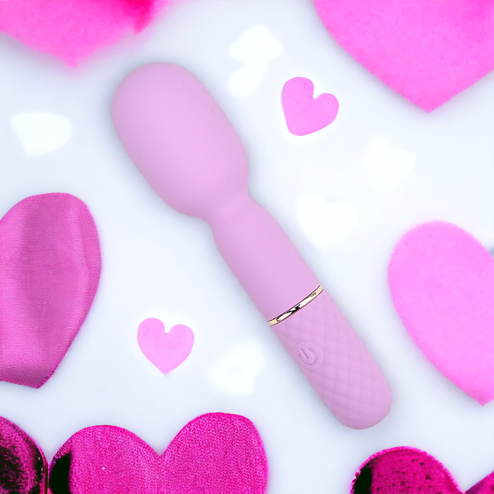 Nauti Petites 10 Speed Wand Vibrator – 5.5 Inch Silicone Wand Vibrator