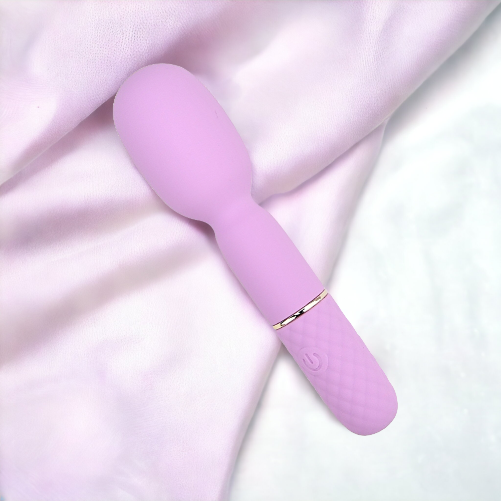 Nauti Petites 10 Speed Wand Vibrator – 5.5 Inch Silicone Wand Vibrator