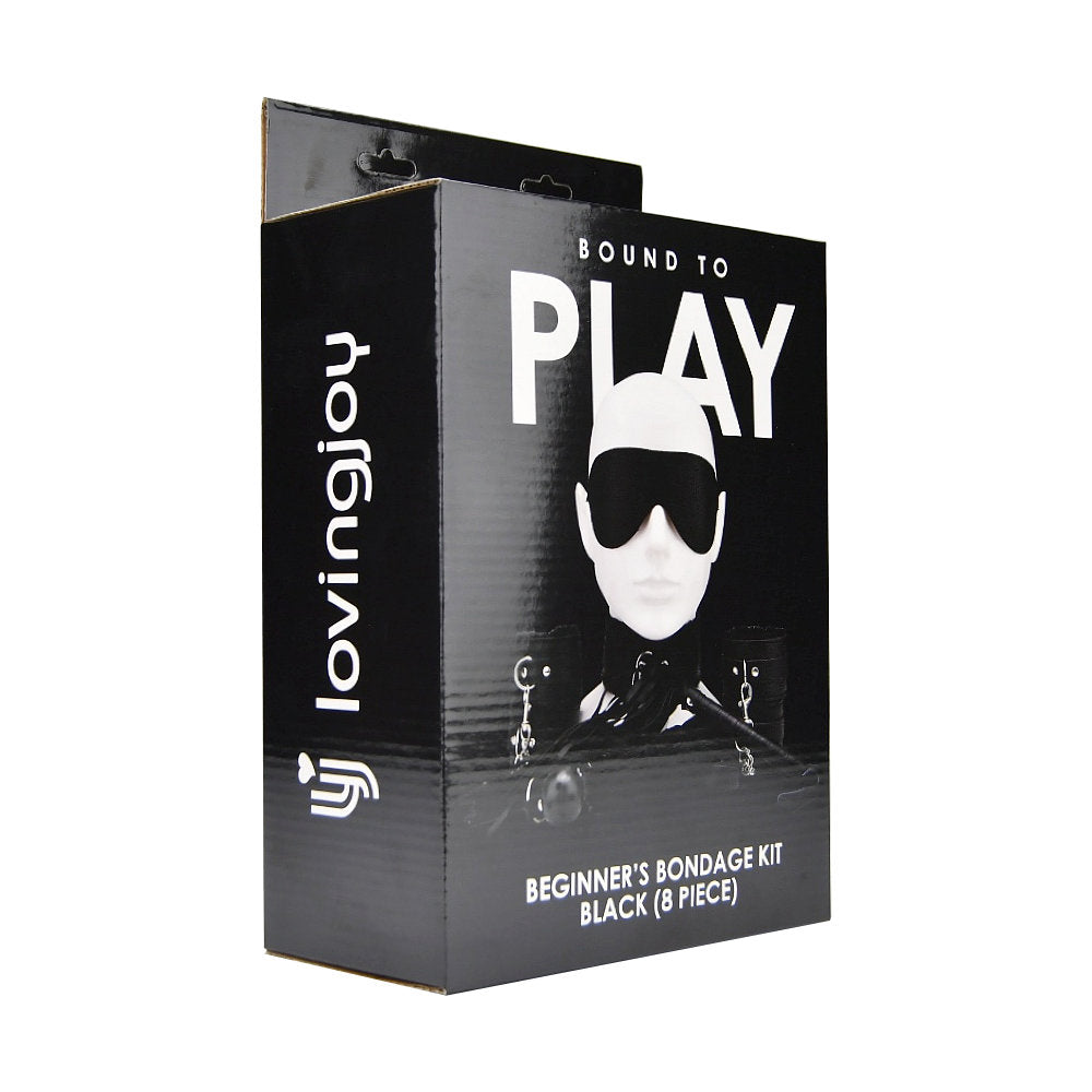 Bound To Play Beginner's Bondage Kit – 8 Piece PVC Bondage Set