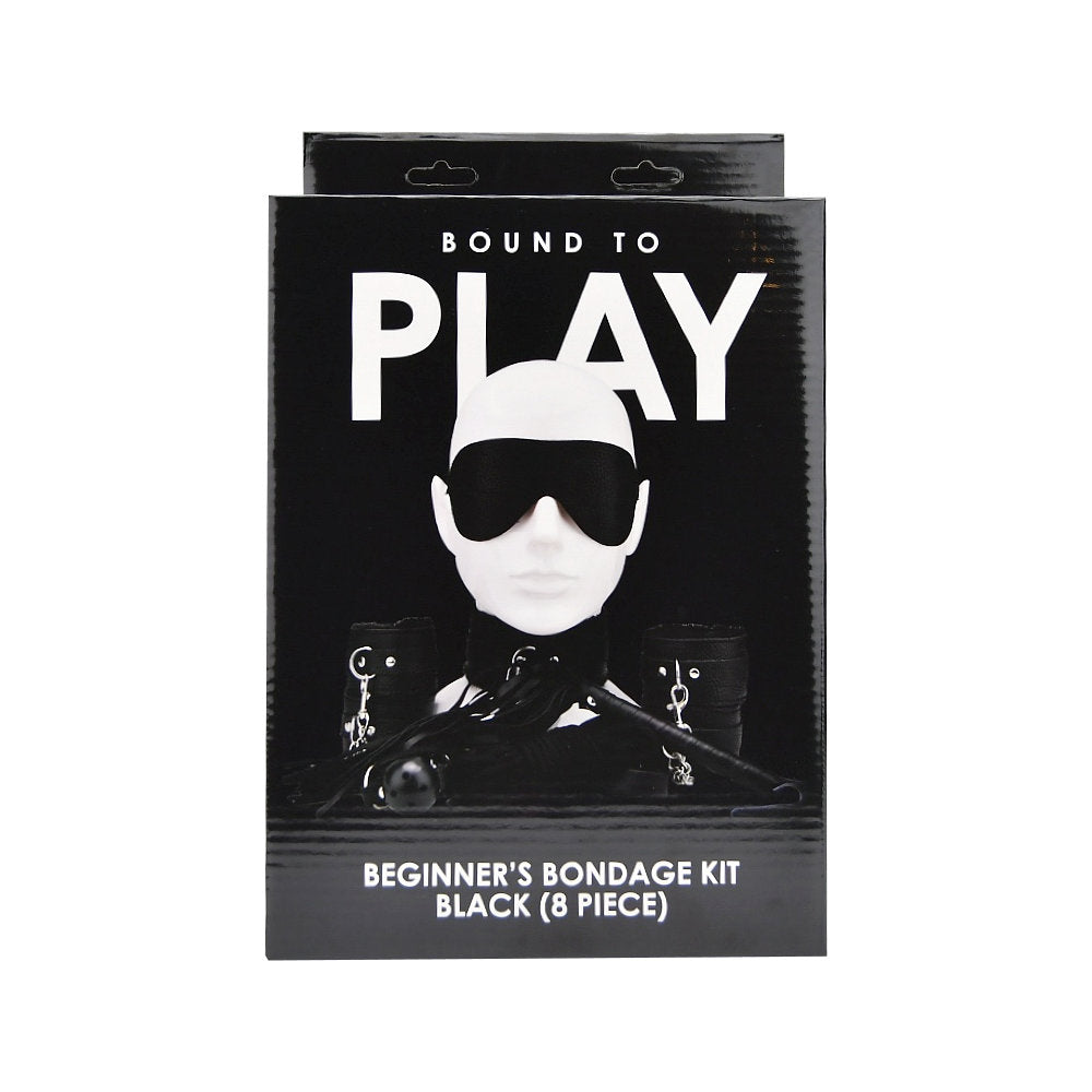 Bound To Play Beginner's Bondage Kit – 8 Piece PVC Bondage Set