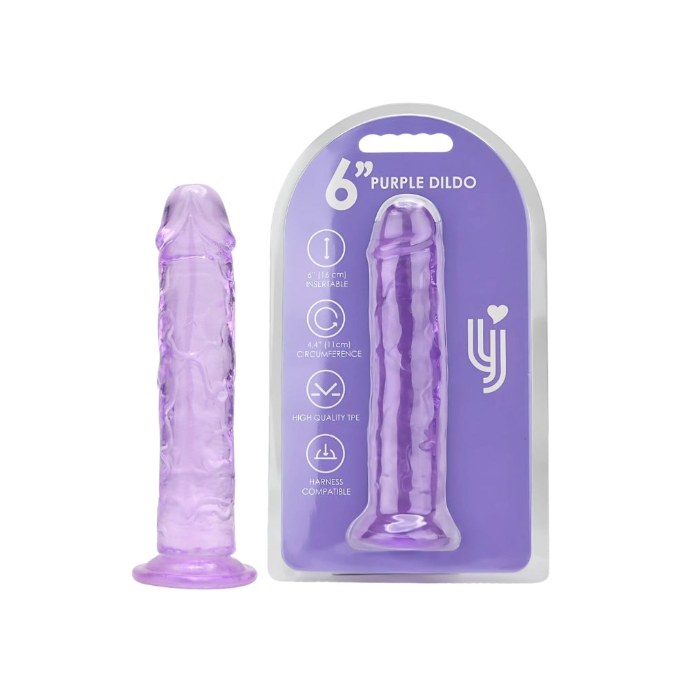 Loving Joy 6 Inch Realistic Suction Cup Dildo