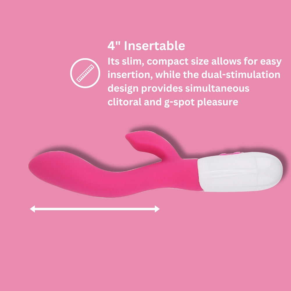 Jessica Rabbit G-Spot Rabbit Vibrator – 7.75 Inch Silicone Vibrator