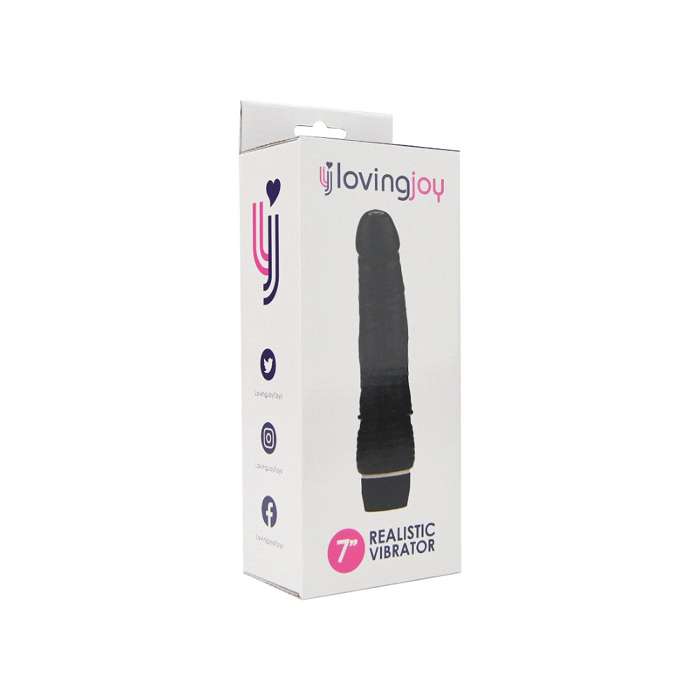 Loving Joy 7 Inch Realistic Vibrator – Waterproof Multi-Speed Vibrator