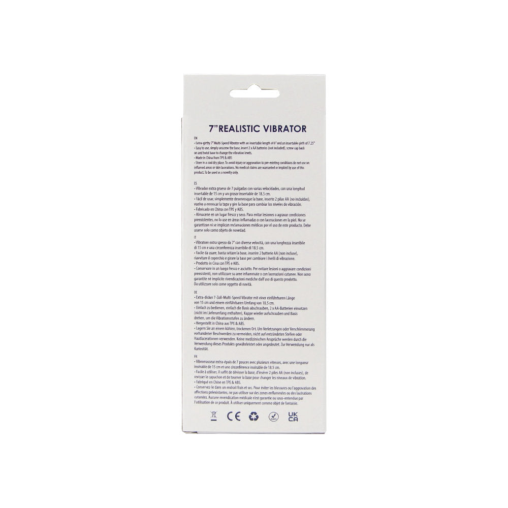 Loving Joy 7 Inch Realistic Vibrator – Waterproof Multi-Speed Vibrator