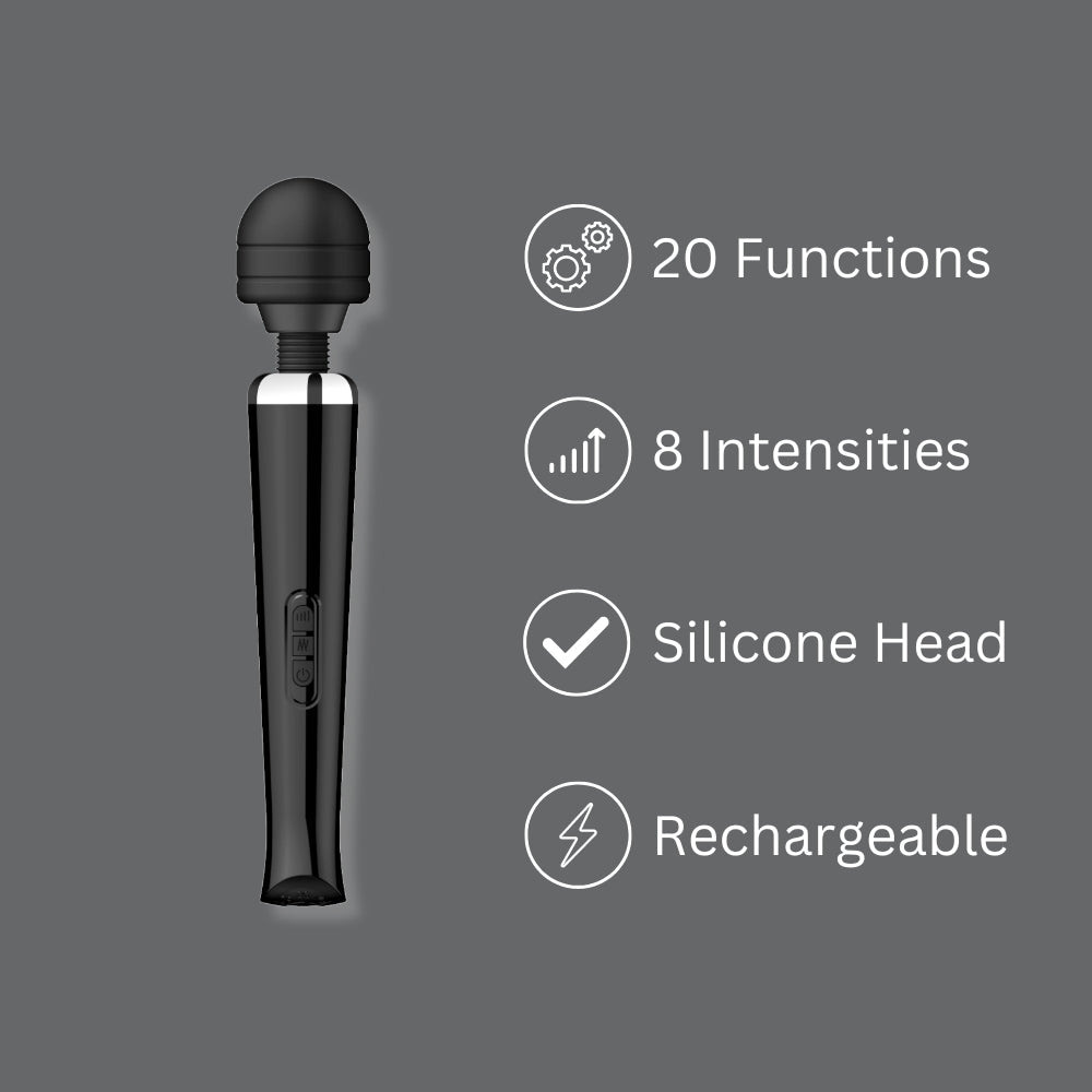 Loving Joy Rechargeable Magic Wand – USB Rechargeable Vibrator