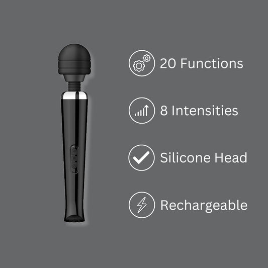 Loving Joy Rechargeable Magic Wand – USB Rechargeable Vibrator > Sex Toys > Massage Wands