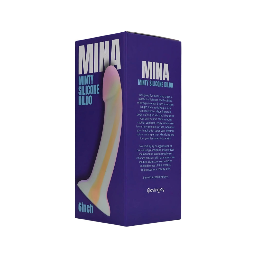 Mina Minty – 7 Inch Silicone Dildo with Suction Cup Base