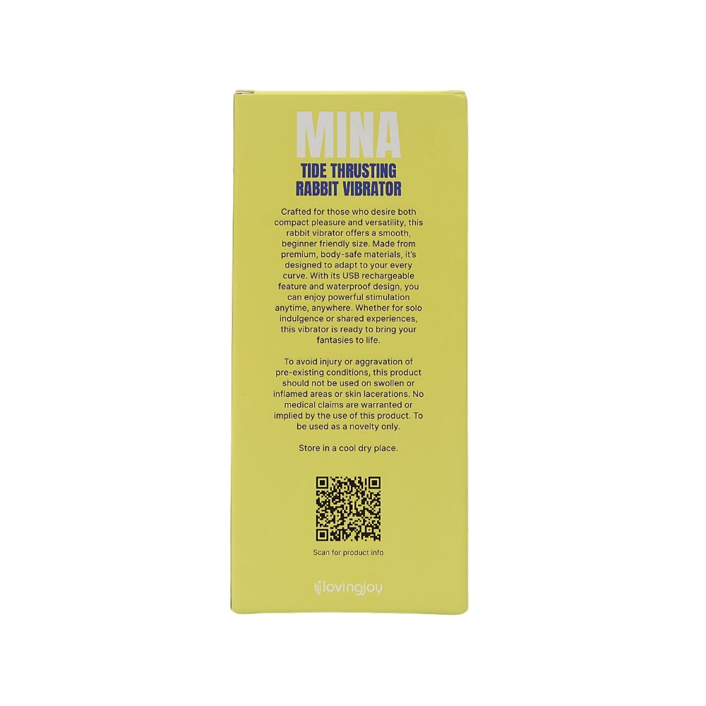 Mina Tide – Waterproof 4.5 Inch Thrusting Rabbit Vibrator
