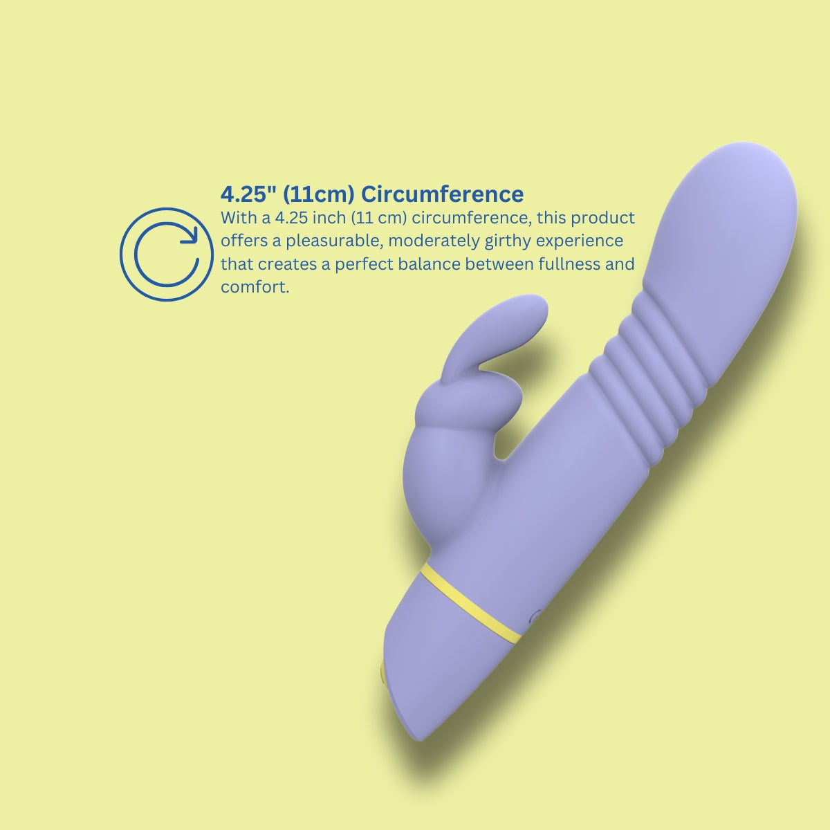 Mina Tide – Waterproof 4.5 Inch Thrusting Rabbit Vibrator
