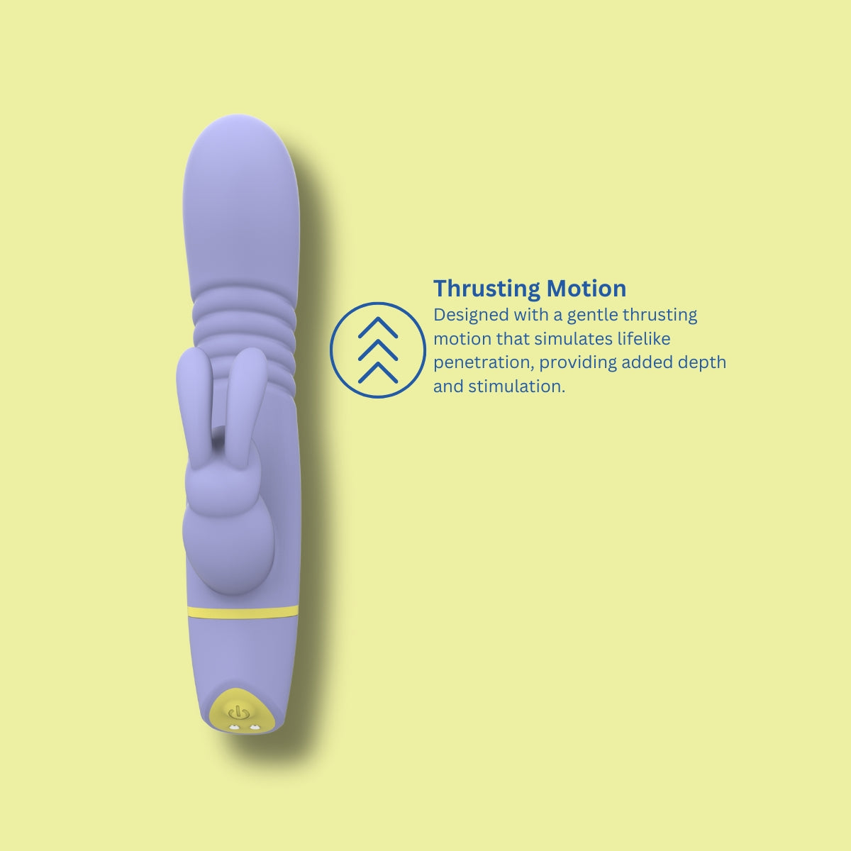 Mina Tide – Waterproof 4.5 Inch Thrusting Rabbit Vibrator