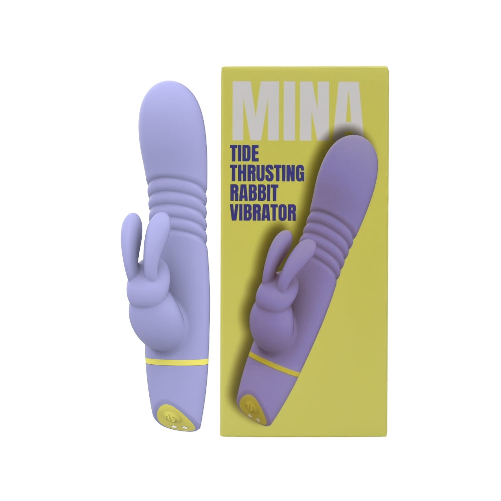 Mina Tide – Waterproof 4.5 Inch Thrusting Rabbit Vibrator