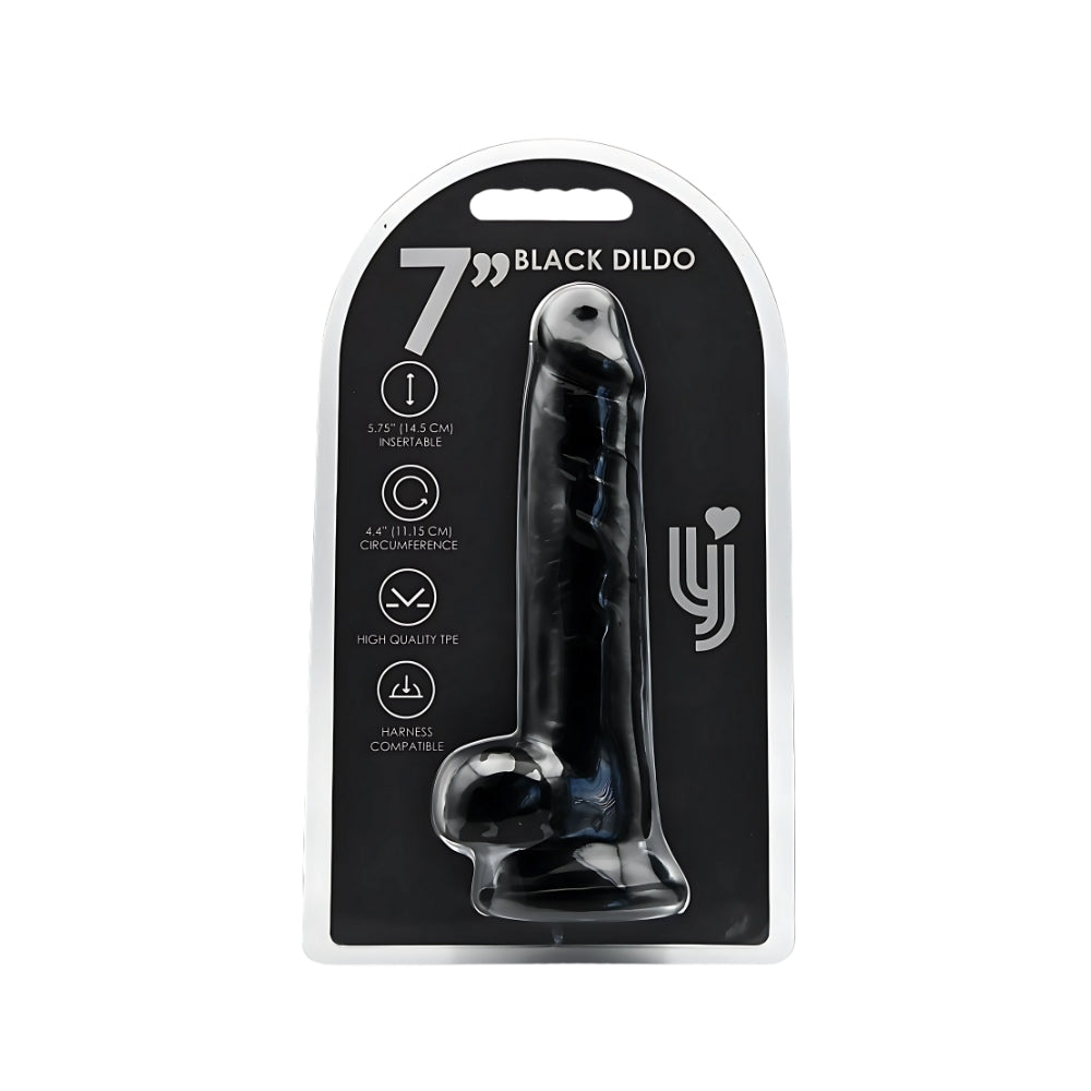 Loving Joy 7 Inch Dildo with Balls – Realistic Suction Cup Dildo