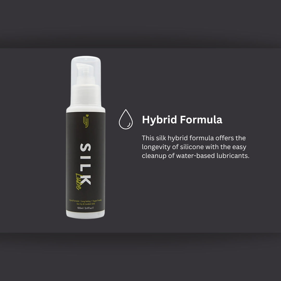 Loving Joy Silk Hybrid Lubricant 100ml – Long-Lasting Vegan Lubricant