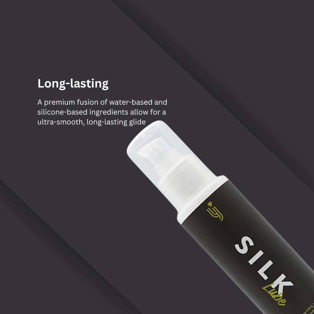 Loving Joy Silk Hybrid Lubricant 100ml – Long-Lasting Vegan Lubricant